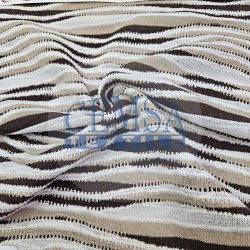 Knitted Jacquard Fabric 50% Polyester 48% Cotton 2% Elastan | YM00087