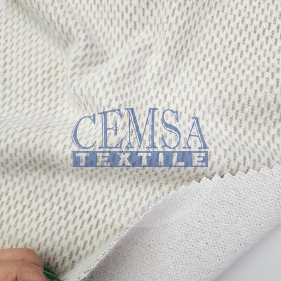 Knitted Jacquard Fabric 64% Polyamide 18% Cotton 18% Polyester | YM00096 Cemsa Textile