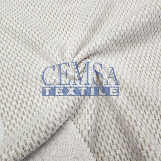 Knitted Jacquard Fabric 64% Polyamide 18% Cotton 18% Polyester | YM00096 Cemsa Textile
